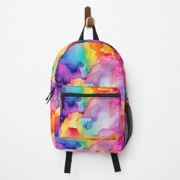 Item preview, Abstract Rainbow Ink Flow Design – Modern Aesthetic Art 1222 designed and sold by Hanna Ryan.