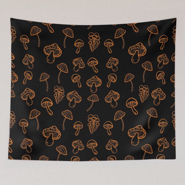 Item preview, mushroom pattern designed and sold by broadwaygirl142.