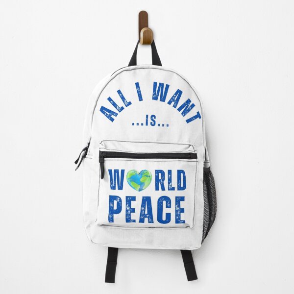 Item preview, World peace ,Cool all I want kindness hope T-Shirt designed and sold by LekaDesignShop.