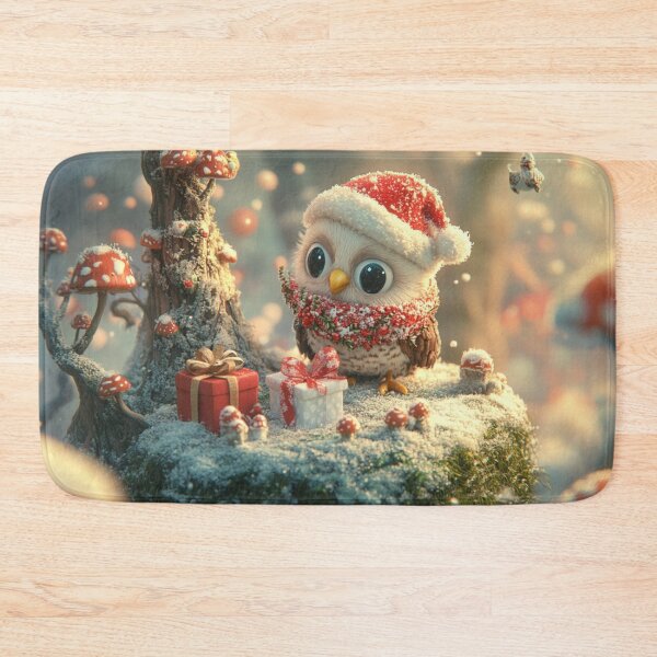 Item preview, Festive Owl in a Magical Forest designed and sold by Cris888.