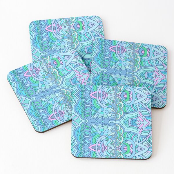 Item preview, Turquoise Tangle Series - Happiness Waves designed and sold by donebyreena.