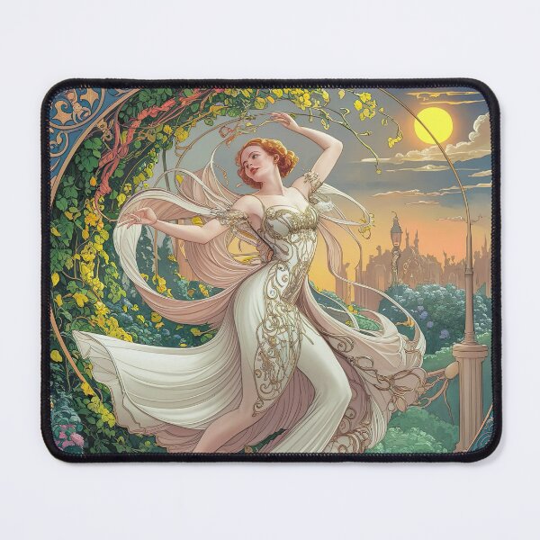 Item preview, Dance Painting Inspired By Alphonse Mucha Style designed and sold by Tamas Das.