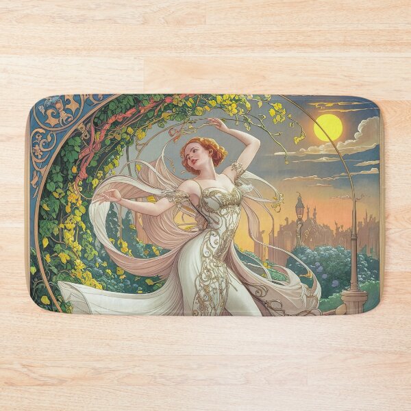 Item preview, Dance Painting Inspired By Alphonse Mucha Style designed and sold by Tamas Das.