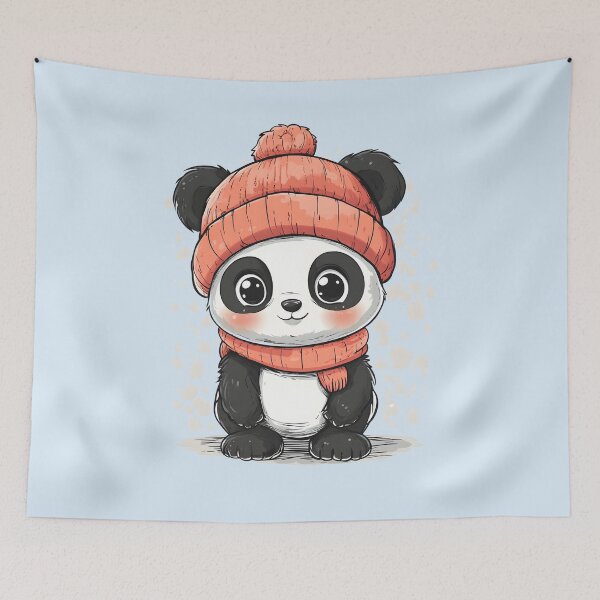 Item preview, panda bear with hat designed and sold by DerSenat.