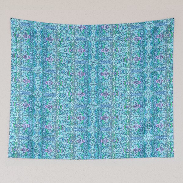 Item preview, Turquoise Tangle Series - Blooming Positivity designed and sold by donebyreena.