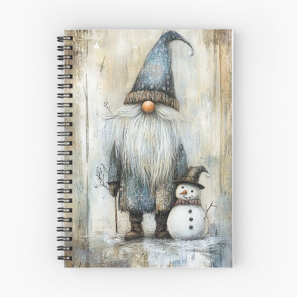 Item preview, Charming Christmas Gnomes with Snowmen designed and sold by Piotrek0001.