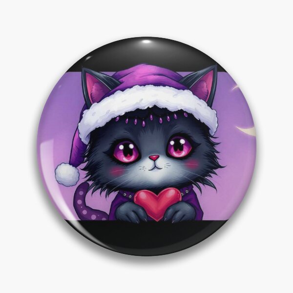 Item preview, Christmas Cat Love Heart designed and sold by Paxy Designs.