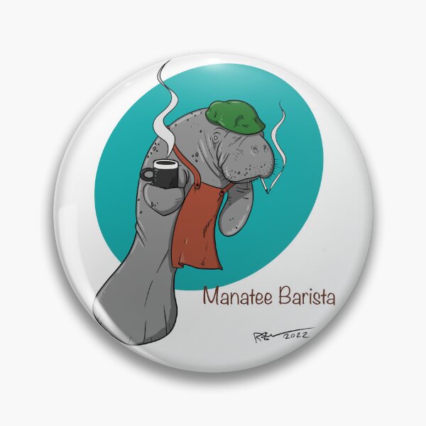 Item preview, Barista de manatí designed and sold by Elsmore.
