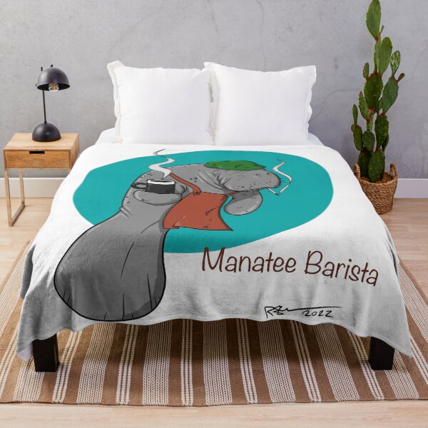Item preview, Manatee Barista designed and sold by Elsmore.