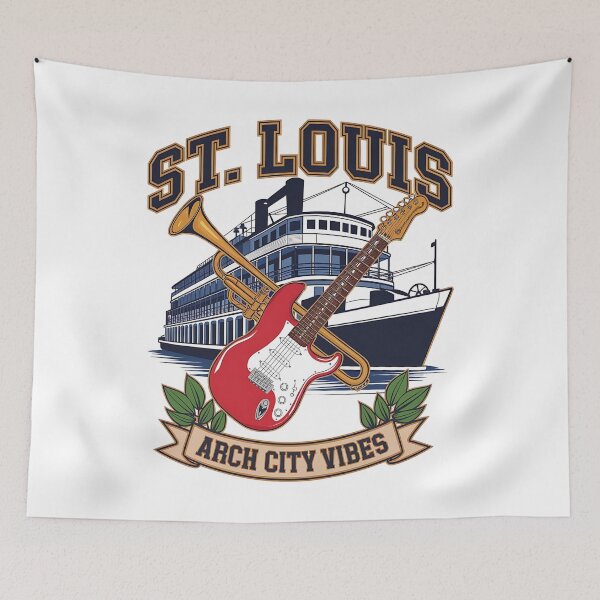 Item preview, St Louis - The show me city - The gateway to fun - Arch city vibes - Weve got the blues designed and sold by JansenGS.