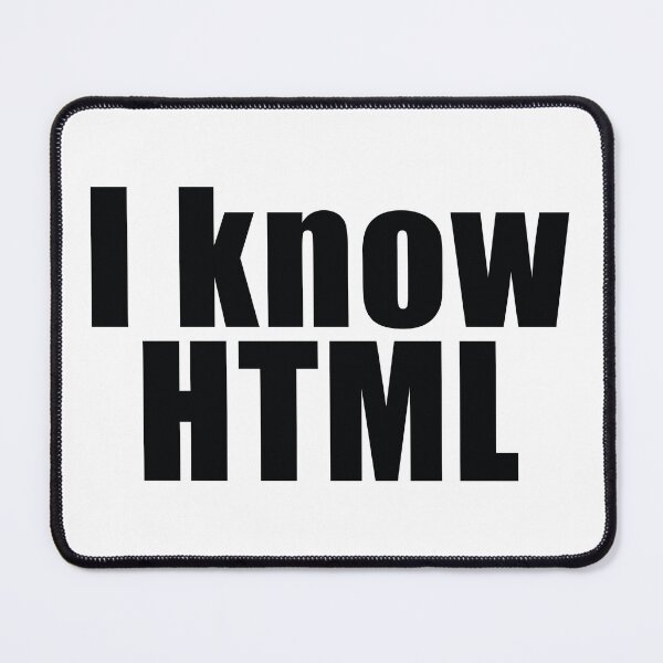 Item preview, I Know HTML designed and sold by the-craft-shop.