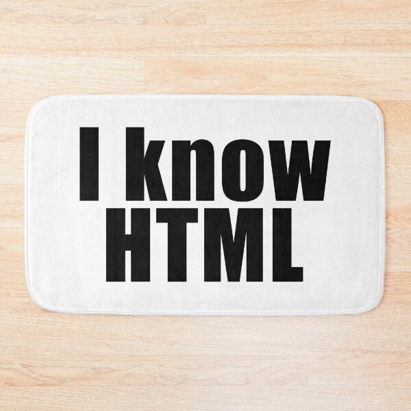 Item preview, I Know HTML designed and sold by the-craft-shop.