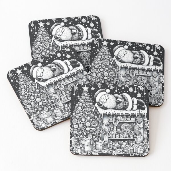 Item preview, Christmas Santa Needs A Nap C23 designed and sold by HappyHavenStu.