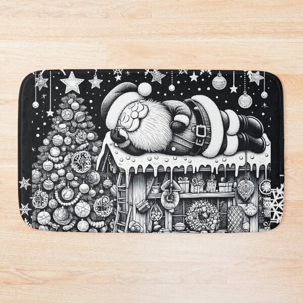 Item preview, Christmas Santa Needs A Nap C23 designed and sold by HappyHavenStu.