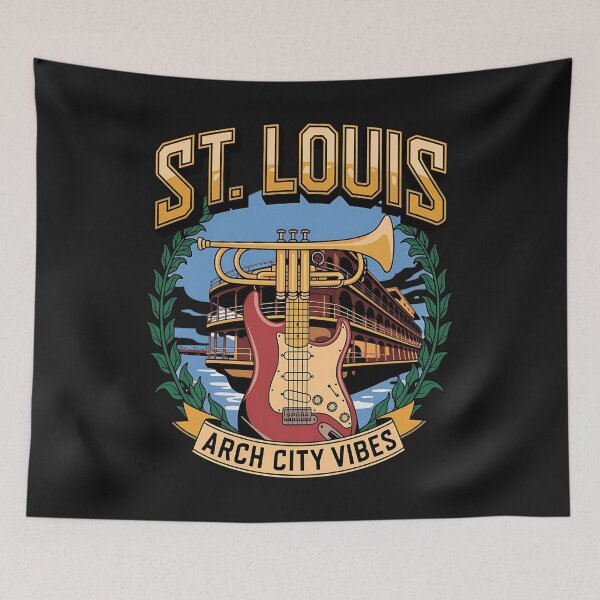 Item preview, St Louis - The show me city - The gateway to fun - Arch city vibes - Weve got the blues designed and sold by JansenGS.