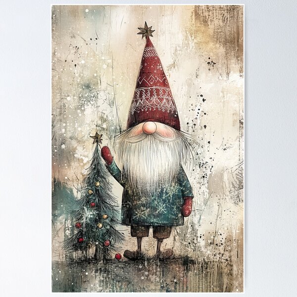 Artikelvorschau, Rustikaler Zwergen- und Weihnachtsbaum-Charme entworfen und verkauft von Piotrek0001.