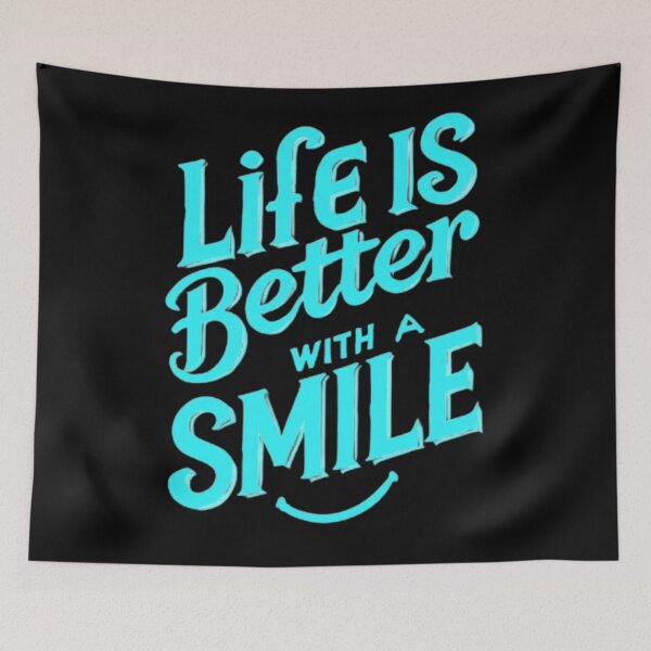 Item preview, La vida es mejor con una sonrisa designed and sold by Myra365Art.