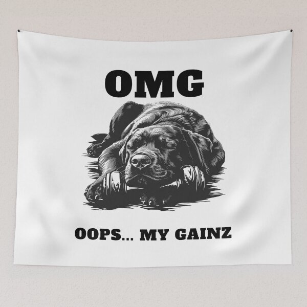 Item preview, Labrador Retriever: OOPS, My Gainz! designed and sold by StoReprint1.