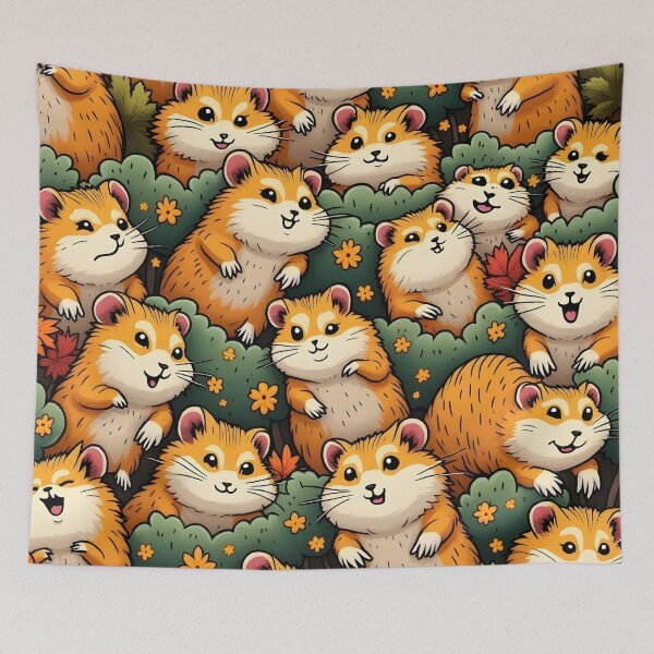 Item preview, Adorable hamsters pattern designed and sold by Nolan6.