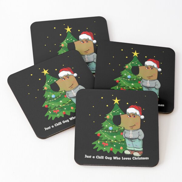 Item preview, Just A Chill Guy Christmas designed and sold by LawmanNastasia.