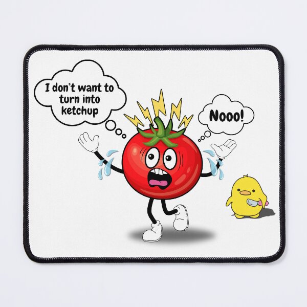 Item preview, Tomato's Worst Nightmare - Funny Cartoon Design designed and sold by EagleVisionary.