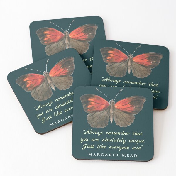 Item preview, Margaret Mead quote: Always remember that you are absolutely unique. Just like everyone else. designed and sold by artbleed.