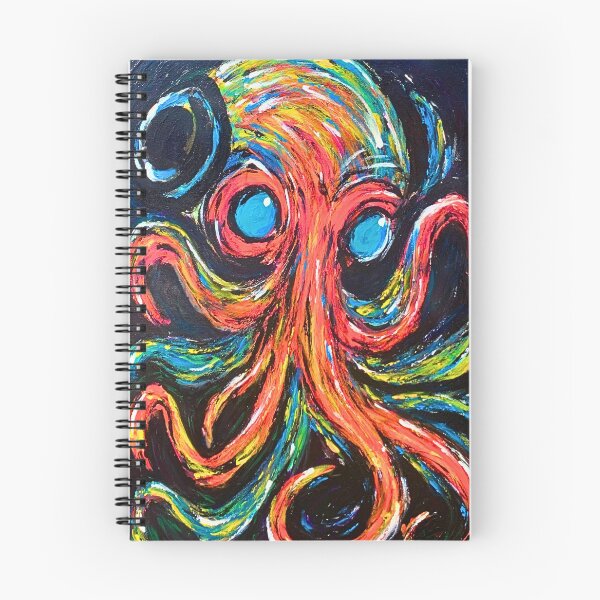 Item preview, Octopus Colorful Painting Headphones DJ Squid designed and sold by FreebirdFunnday.