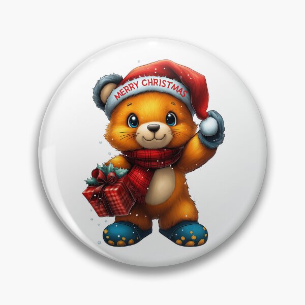 Item preview, Merry Christmas Bear, Festive Holiday Bear, Cute Gift Bear Art, Christmas Teddy Illustration, Cozy Winter Bear designed and sold by BukkyStory.