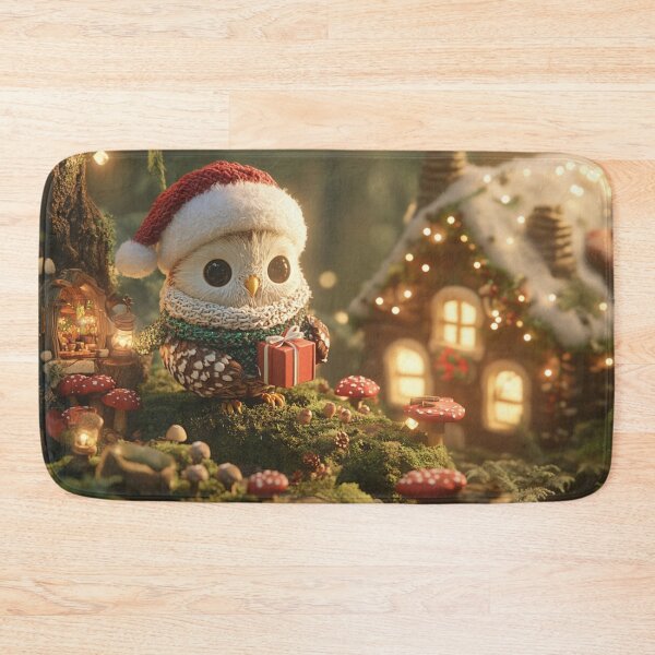 Item preview, Festive Owl in a Magical Christmas Forest designed and sold by Cris888.