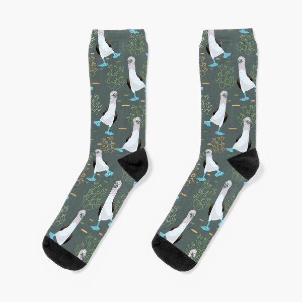 Item preview, Dancing blue-footed boobies pattern designed and sold by Avisnanna.