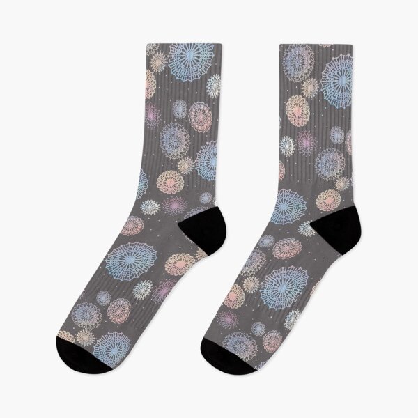 Item preview, Faded Mandalas on Gray  designed and sold by JaygiesDesign.