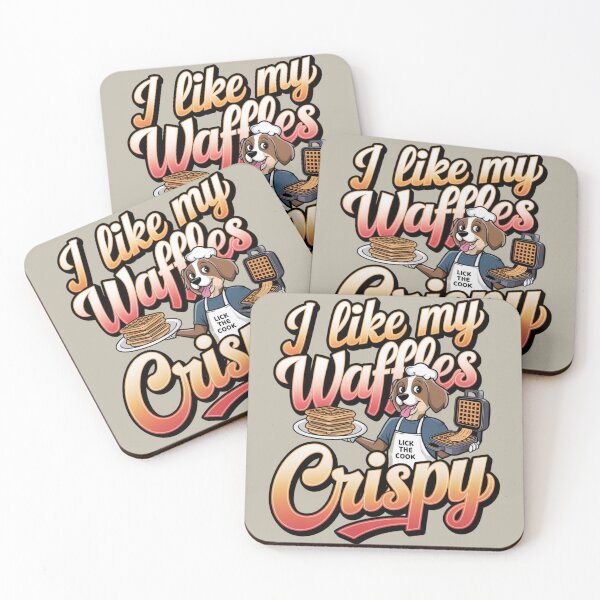 Item preview, I like my Waffles crispy - Waffle me - I'm a waffle holic - Waffle up - Team waffle designed and sold by JansenGS.