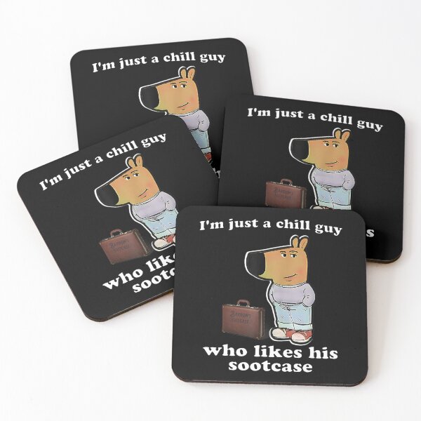 Item preview, Just A Chill Guy Sootcase designed and sold by LawmanNastasia.