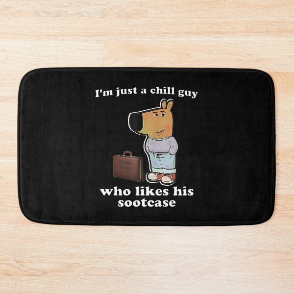 Item preview, Just A Chill Guy Sootcase designed and sold by LawmanNastasia.