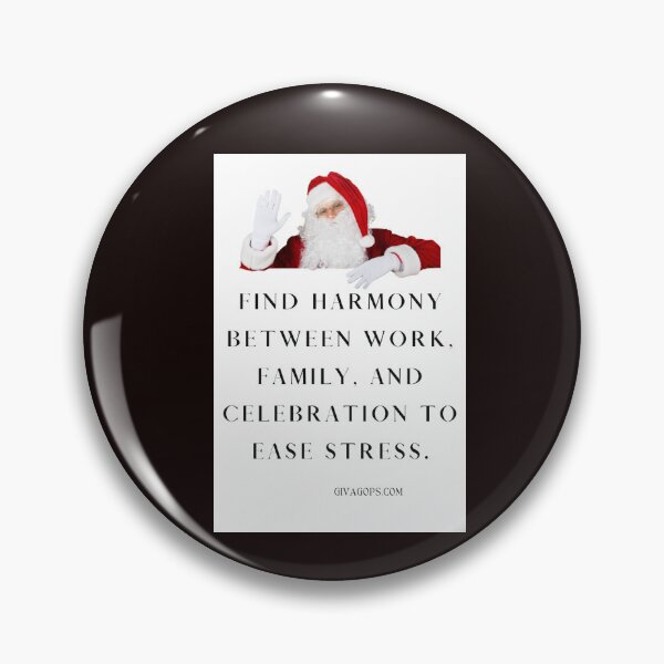 Item preview, "Balance is the best holiday accessory." designed and sold by CUTESTUFFnow.