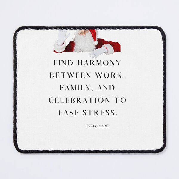 Item preview, "Balance is the best holiday accessory." designed and sold by CUTESTUFFnow.