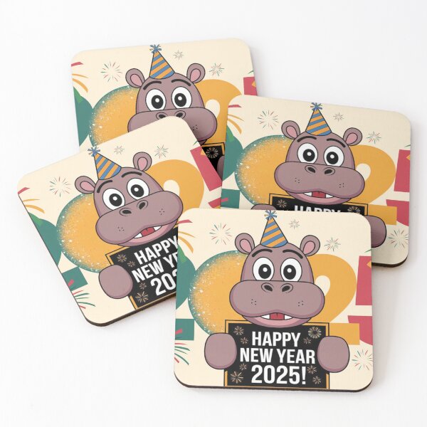 Item preview, Party Time Hippo: 2025 Edition designed and sold by NeatThingLover.