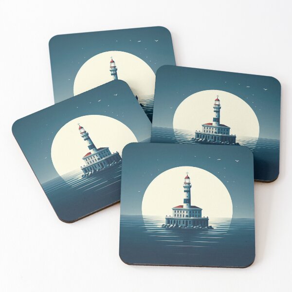 Item preview, Lighthouse of Alexandria Minimalism Art Style designed and sold by artofuniverse.