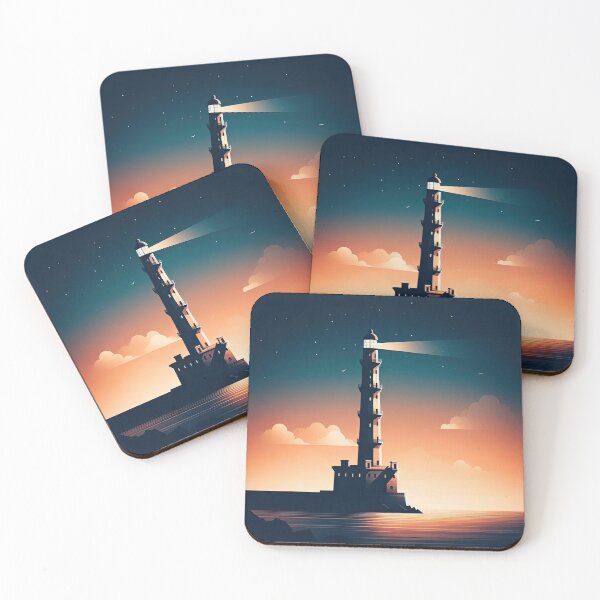 Item preview, Lighthouse of Alexandria Minimalism Art Style designed and sold by artofuniverse.