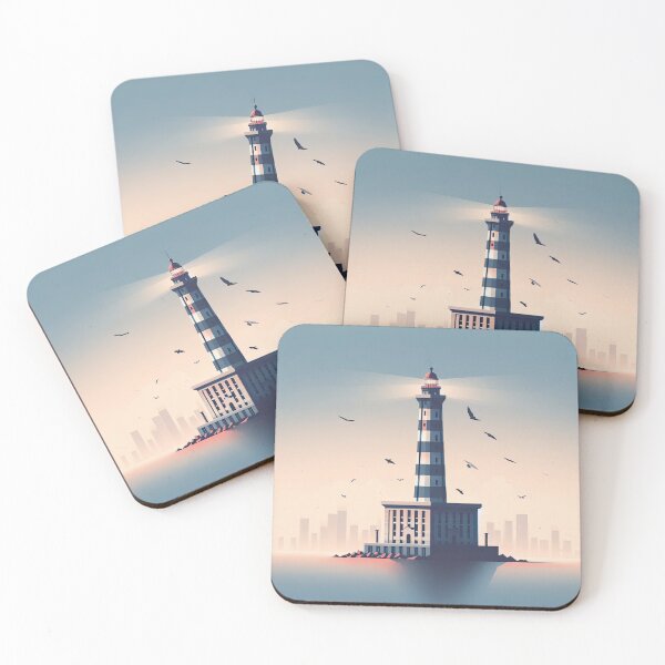Item preview, Lighthouse of Alexandria Minimalism Art Style designed and sold by artofuniverse.