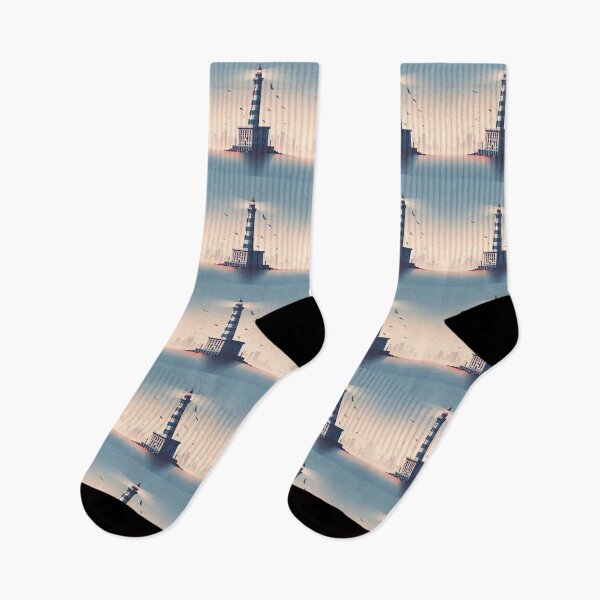 Item preview, Lighthouse of Alexandria Minimalism Art Style designed and sold by artofuniverse.