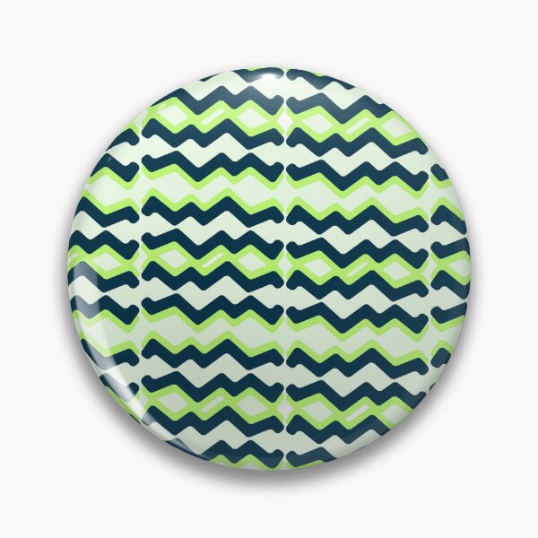 Item preview, Modern Green and Blue Zigzag Pattern Sequence Design by Decor Folks for Stylish Home Decor Accessories designed and sold by DecorFolks.