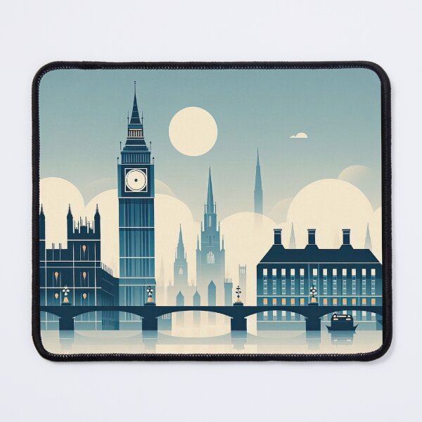 Item preview, Big Ben and Westminster Palace Minimalism Art Style designed and sold by artofuniverse.