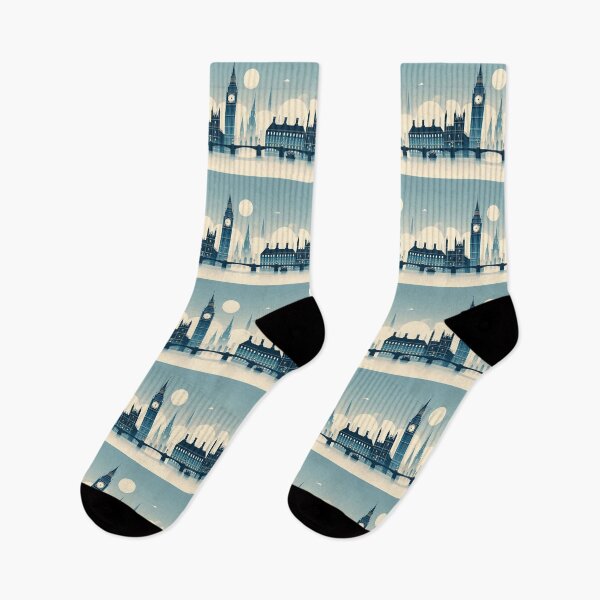 Item preview, Big Ben and Westminster Palace Minimalism Art Style designed and sold by artofuniverse.