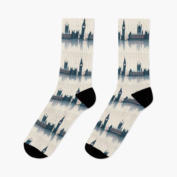 Item preview, Big Ben and Westminster Palace Minimalism Art Style designed and sold by artofuniverse.
