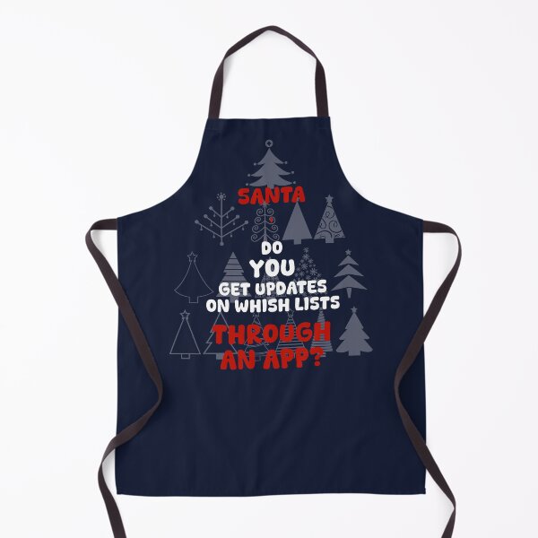 Item preview, SANTA, DO YOU GET UPDATES ON WISH LISTS THROUGH AN APP?, Unique designed and sold by villacreativa.