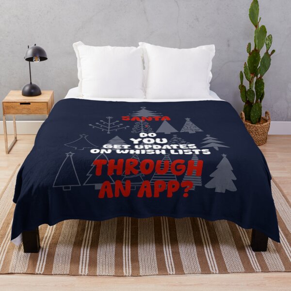 Item preview, SANTA, DO YOU GET UPDATES ON WISH LISTS THROUGH AN APP?, Unique designed and sold by villacreativa.