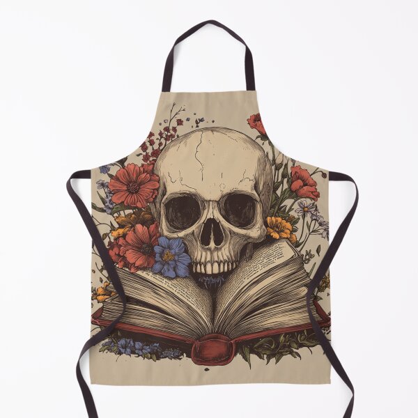 Item preview, Flowers Growing From A Book Botanical Skeleton designed and sold by GrinGalore.