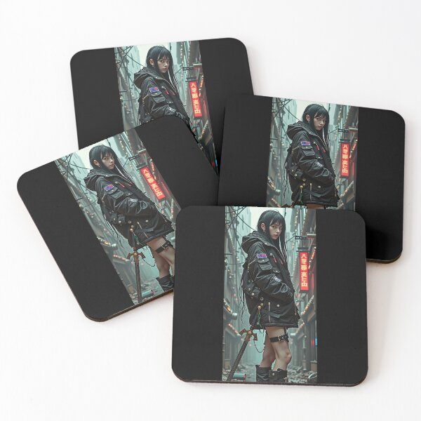Item preview, Urban warrior II | Cyberpunk Themed Warrior Girl Design designed and sold by Shamrocx.