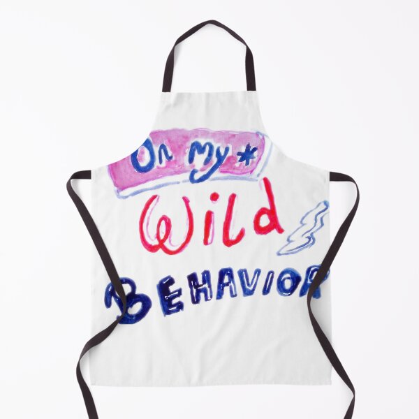 Item preview, On my wild behavior typography quotes designed and sold by happiartworks .
